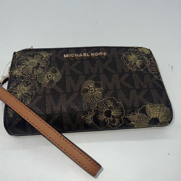 Michael Kors NWT Jet Set Phone Wristlet Large Wallet - Picture 3 of 13